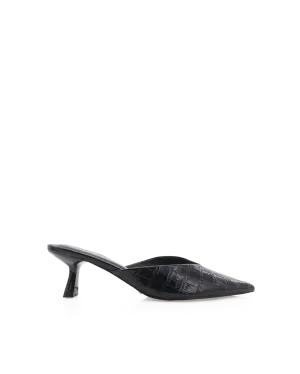 ADELE - BLACK PATENT CROC