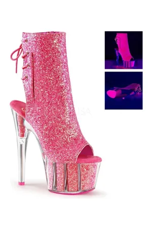ADORE-1018G Platform Boot  | Neon Glitter