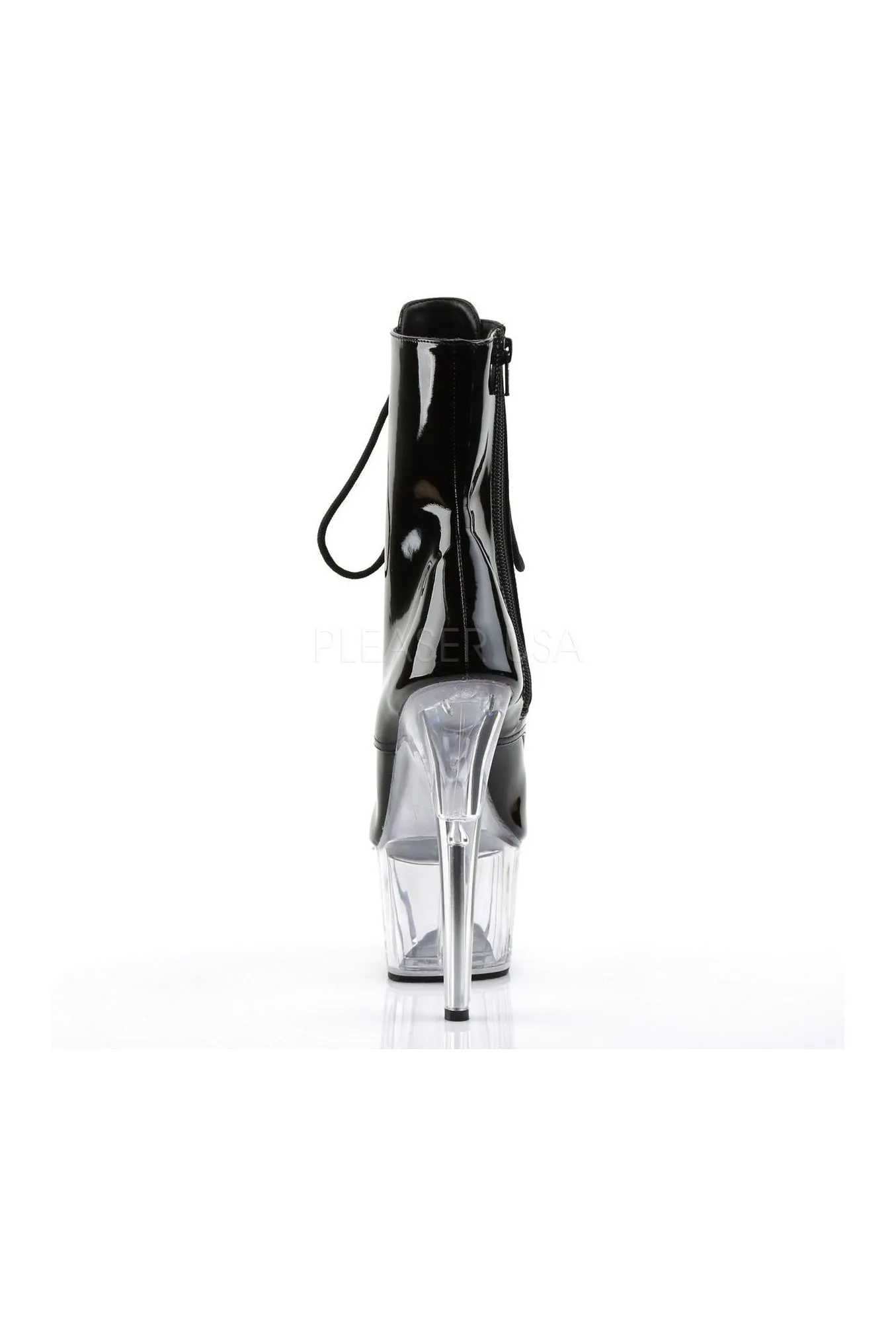 ADORE-1021 Platform Boot  | Black Patent