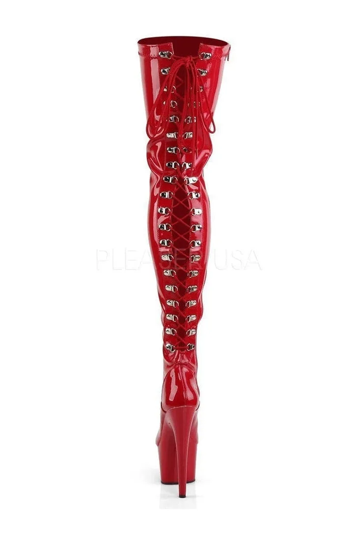 ADORE-3063 Platform Boot  | Red Patent