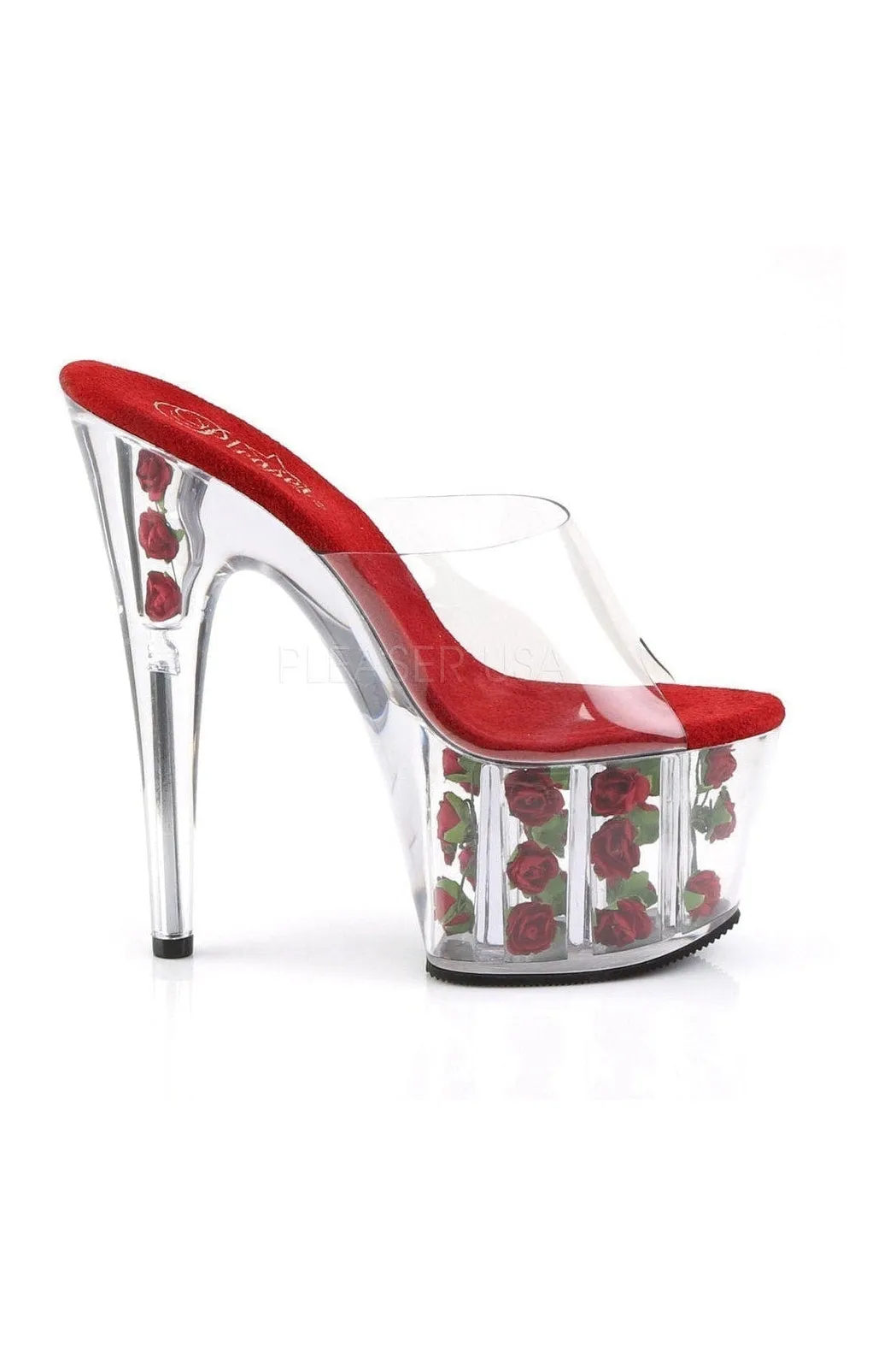 ADORE-701FL Platform Slide  | Clear Vinyl