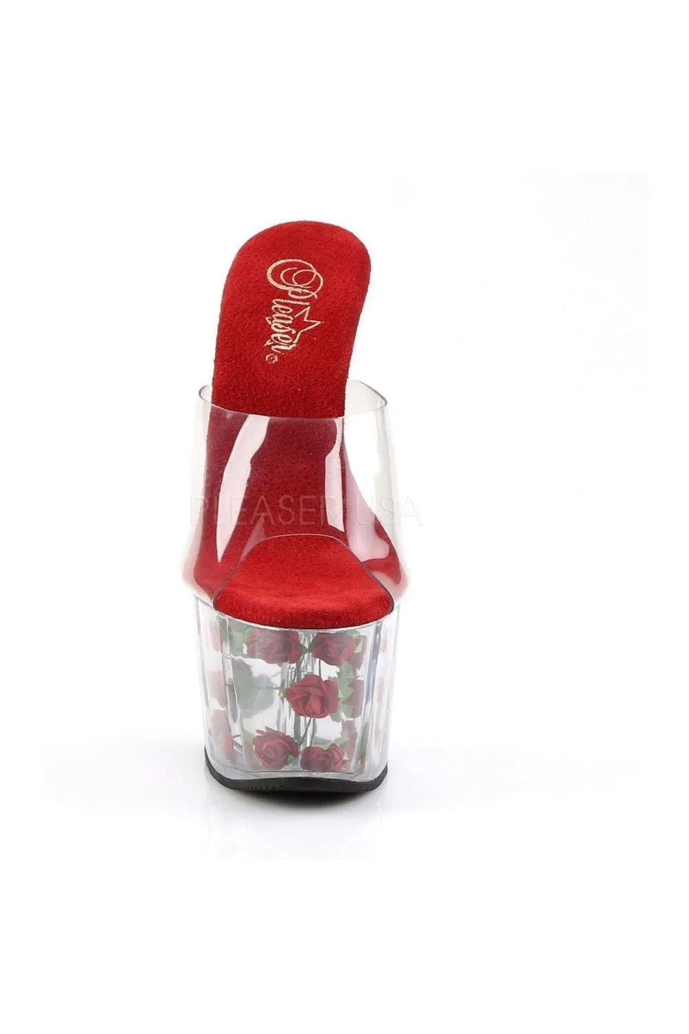 ADORE-701FL Platform Slide  | Clear Vinyl