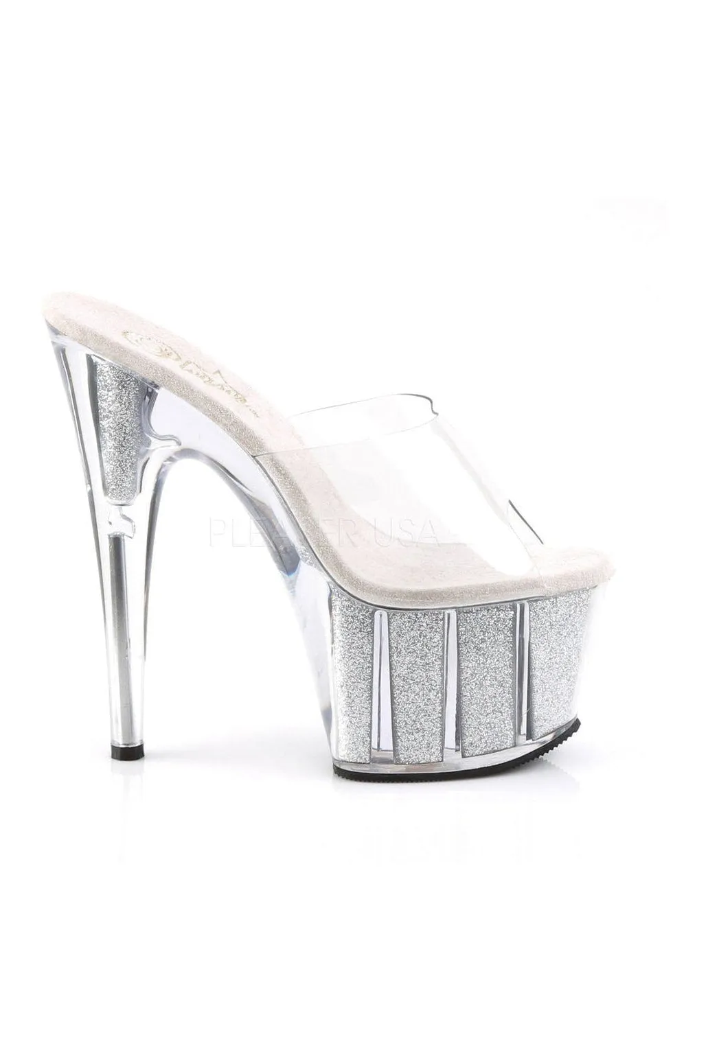 ADORE-701G Platform Slide  | Clear Vinyl