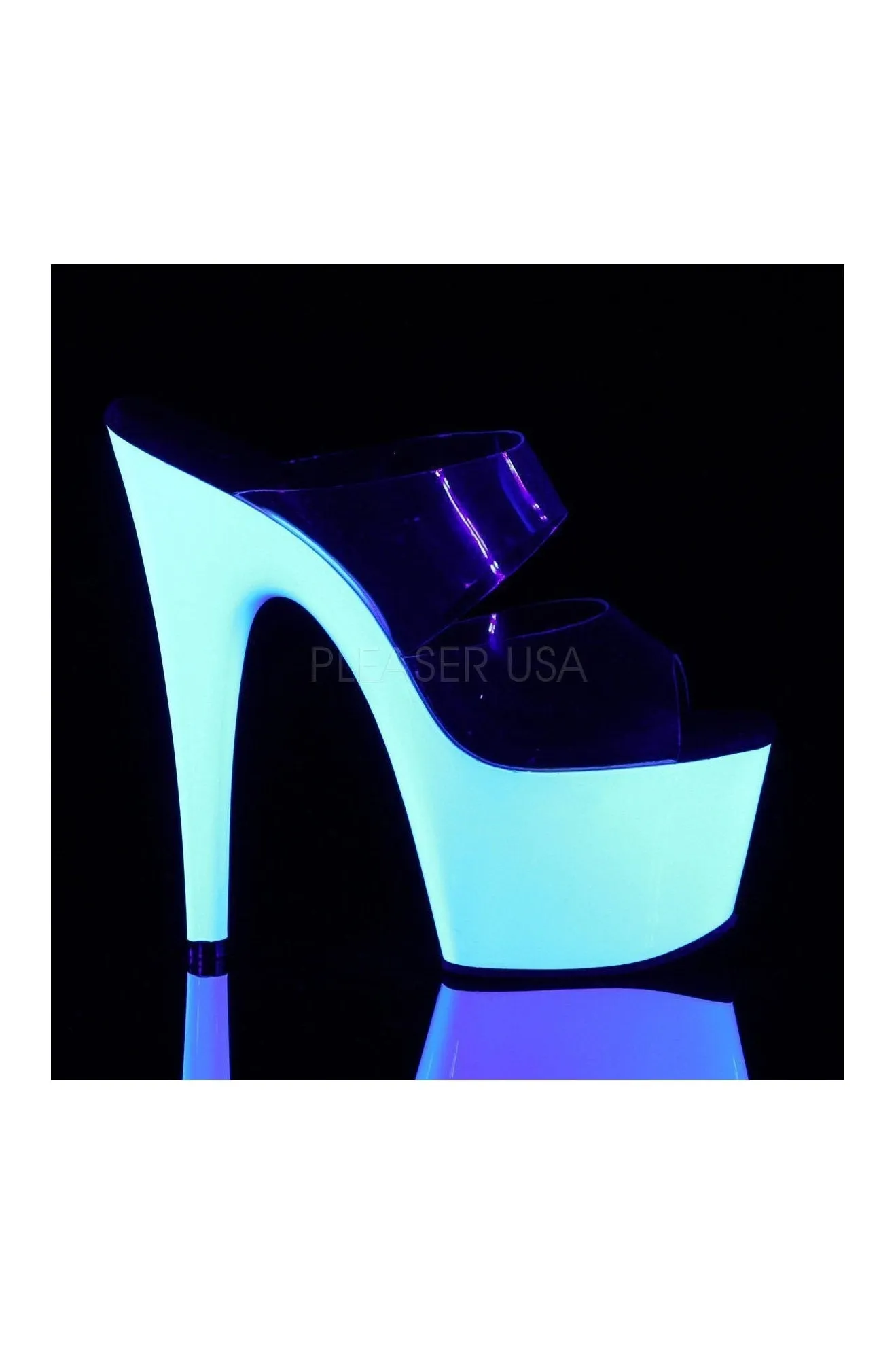 ADORE-702UV Platform Slide  | Clear Vinyl