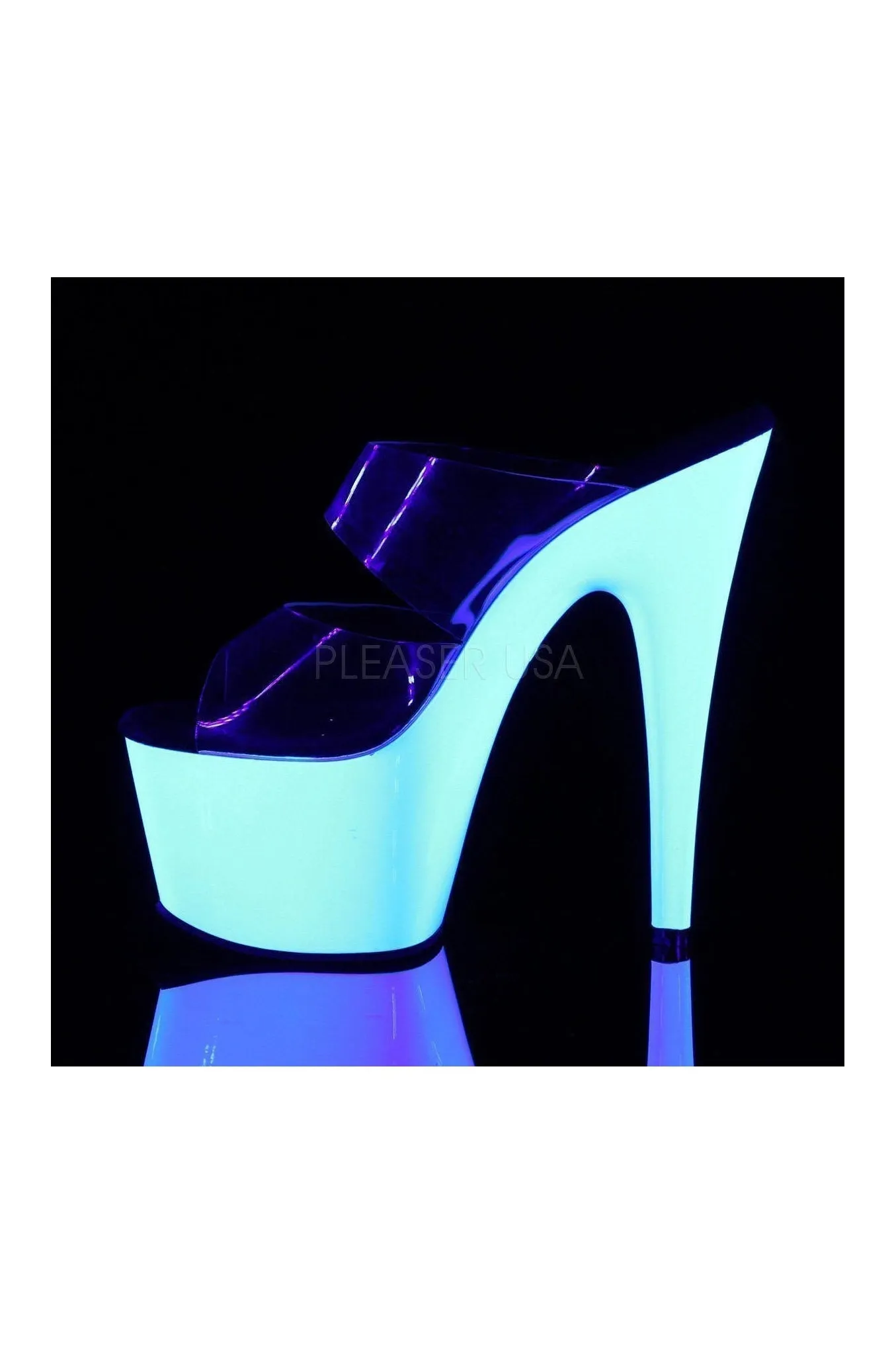 ADORE-702UV Platform Slide  | Clear Vinyl