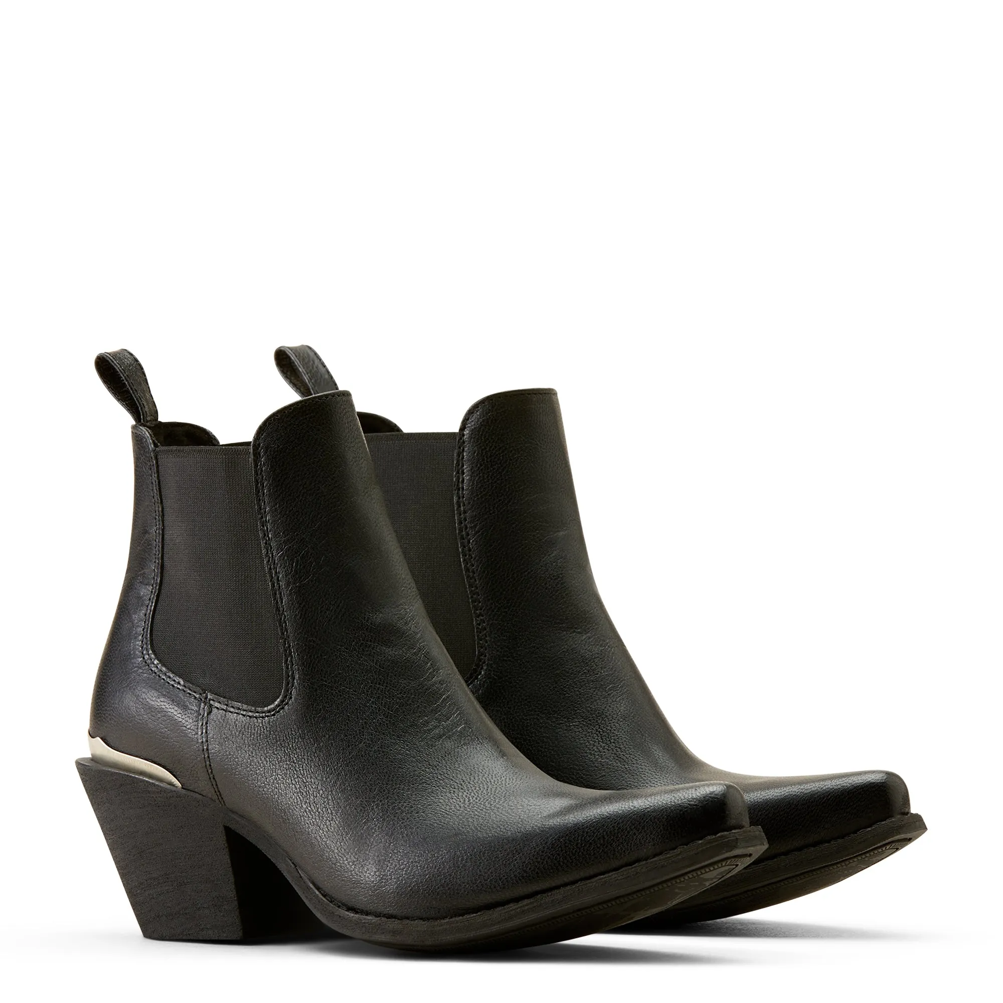 Ariat Ladies 10051057 Bradley Western Ankle Boots in Bohemian Black