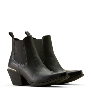 Ariat Ladies 10051057 Bradley Western Ankle Boots in Bohemian Black