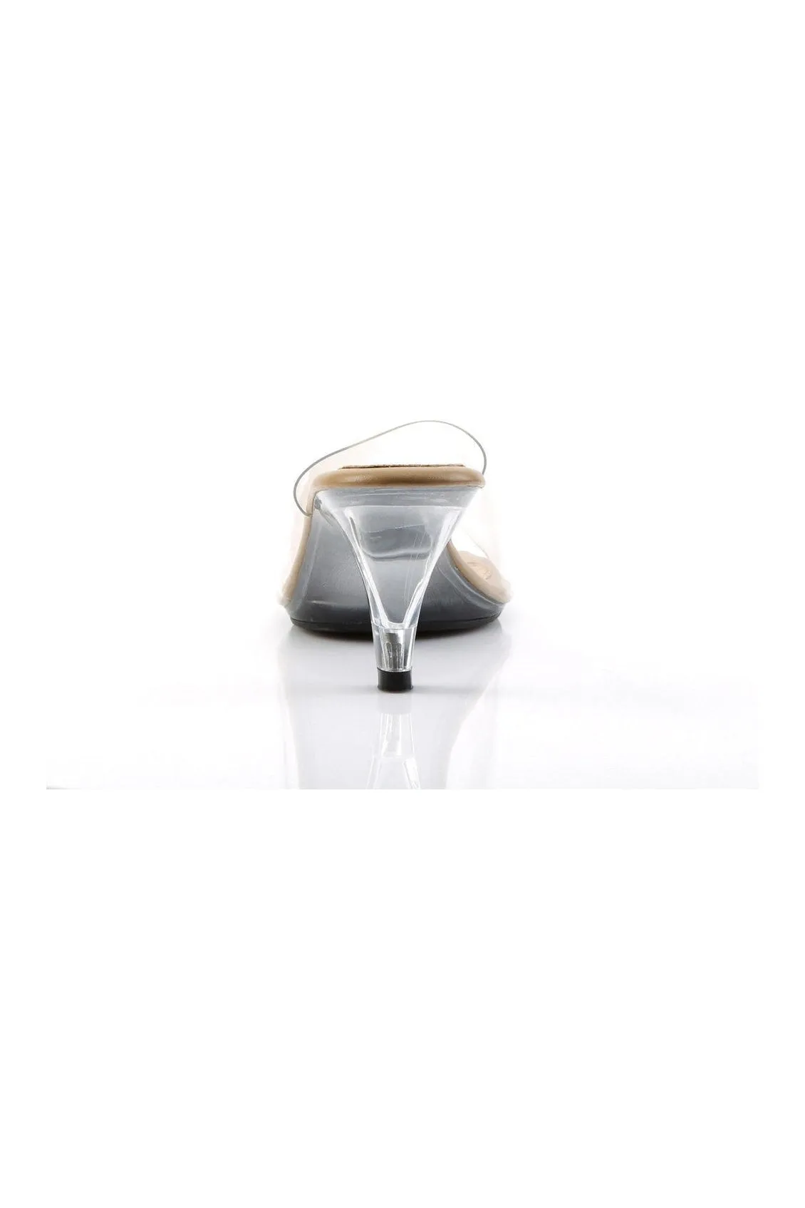 BELLE-301 Bootie | Clear Vinyl