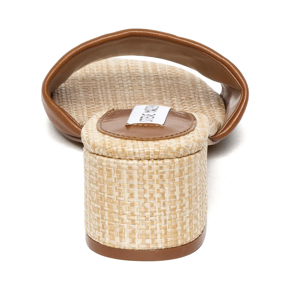 Blanche Slide TAN LEATHER