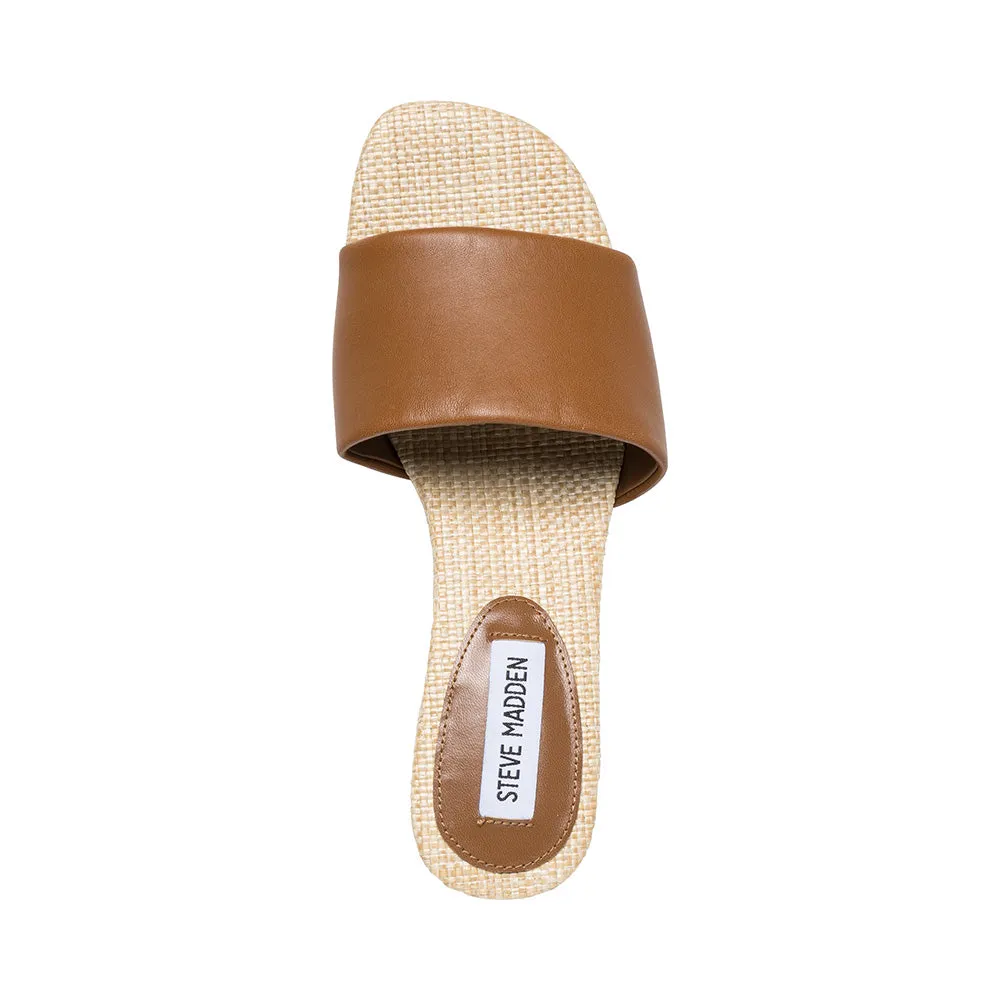 Blanche Slide TAN LEATHER