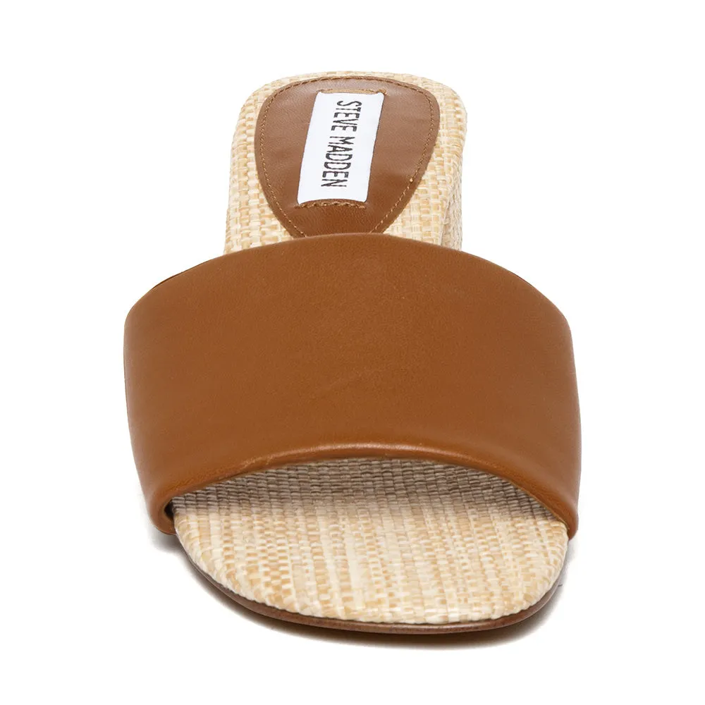 Blanche Slide TAN LEATHER