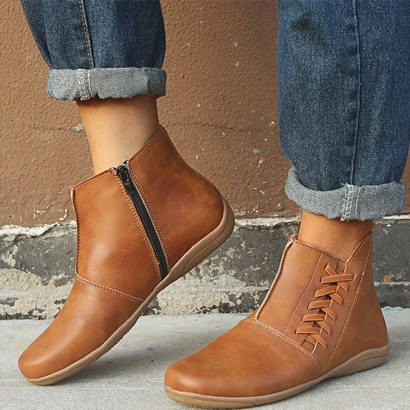 Brown Ankle Boots For Women