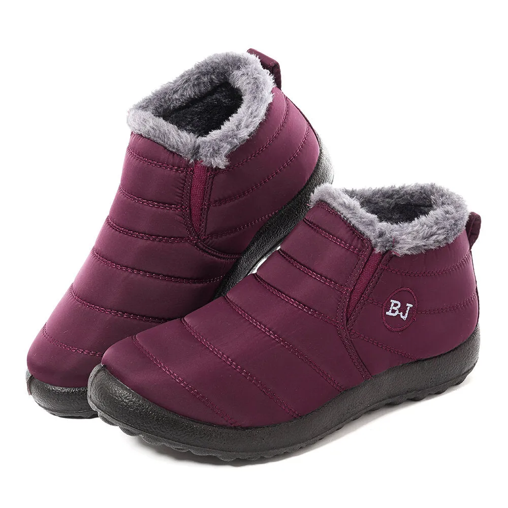 Casual Women Snow Boots Waterproof Warm Lining Winter Ankle