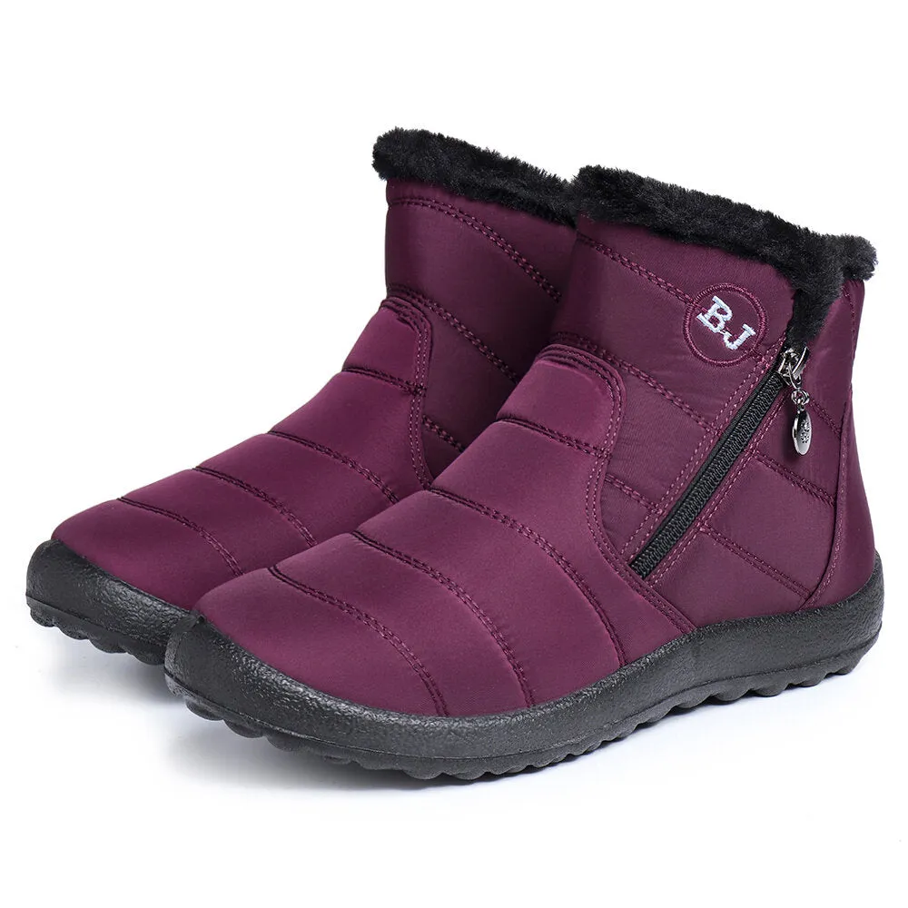 Casual Women Snow Boots Waterproof Warm Lining Winter Ankle