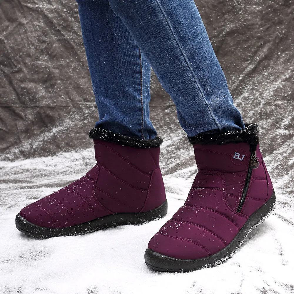 Casual Women Snow Boots Waterproof Warm Lining Winter Ankle
