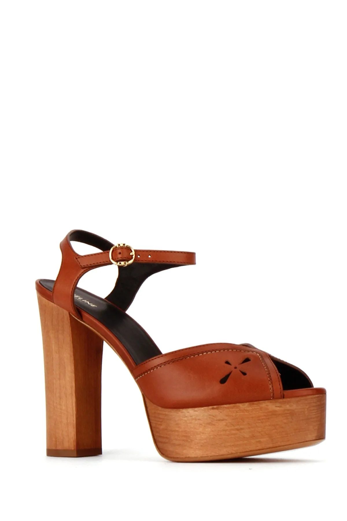 Celine Opne Toe Heeled Sandals