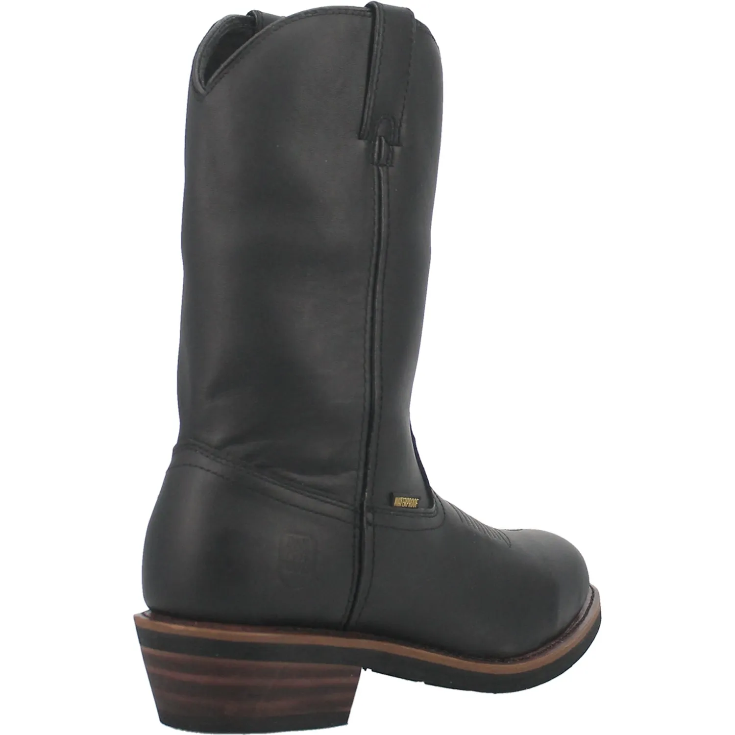 Dan Post Mens Albuqueque Waterproof Work Boots Leather Black 10.5 EW