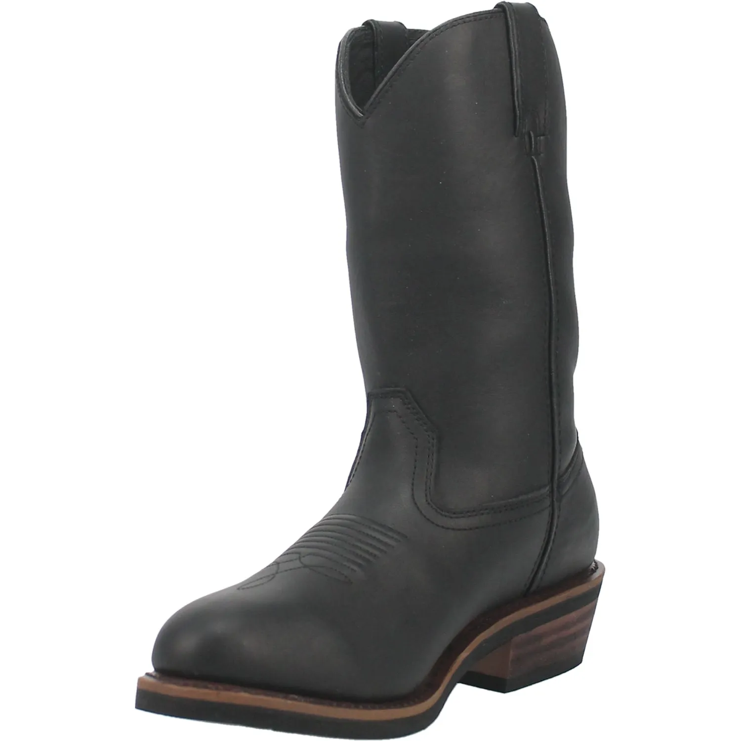 Dan Post Mens Albuqueque Waterproof Work Boots Leather Black 10.5 EW