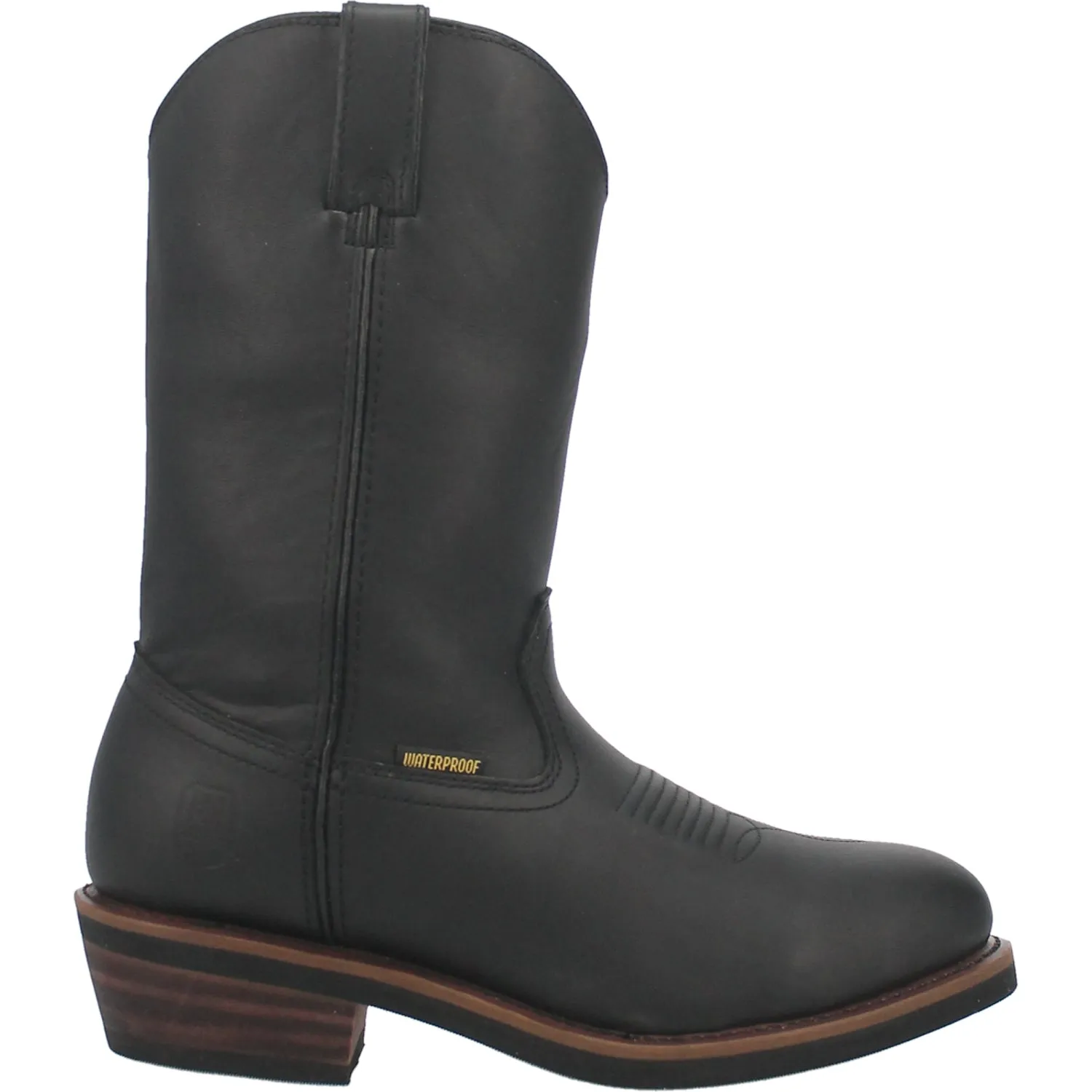 Dan Post Mens Albuqueque Waterproof Work Boots Leather Black 10.5 EW