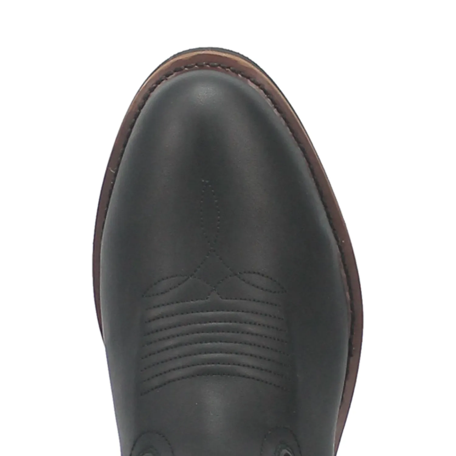 Dan Post Mens Albuqueque Waterproof Work Boots Leather Black 10.5 EW