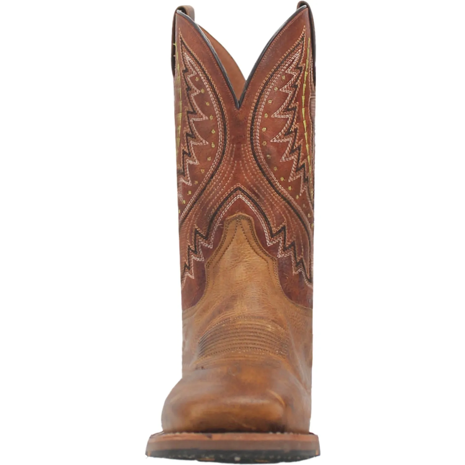 Dan Post Mens Dugan Brown Bison Leather Cowboy Boots 9 D