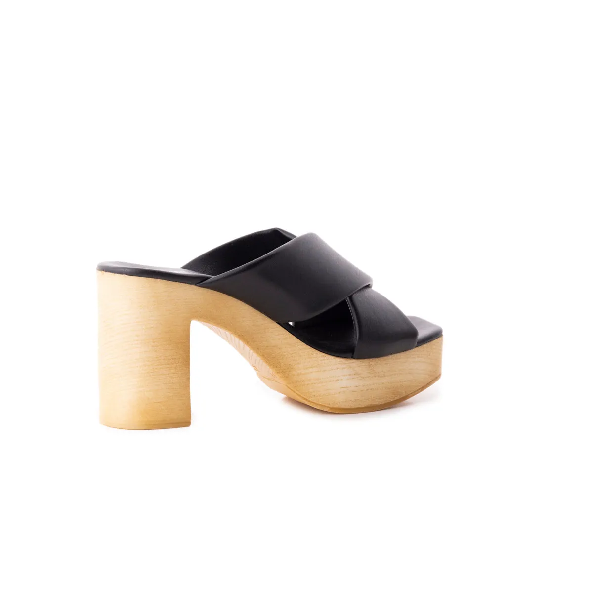 Elodie Black Leather