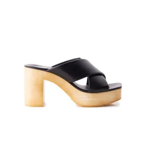 Elodie Black Leather