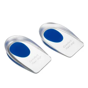 Heel pad U-shaped silicone inner heightening insole