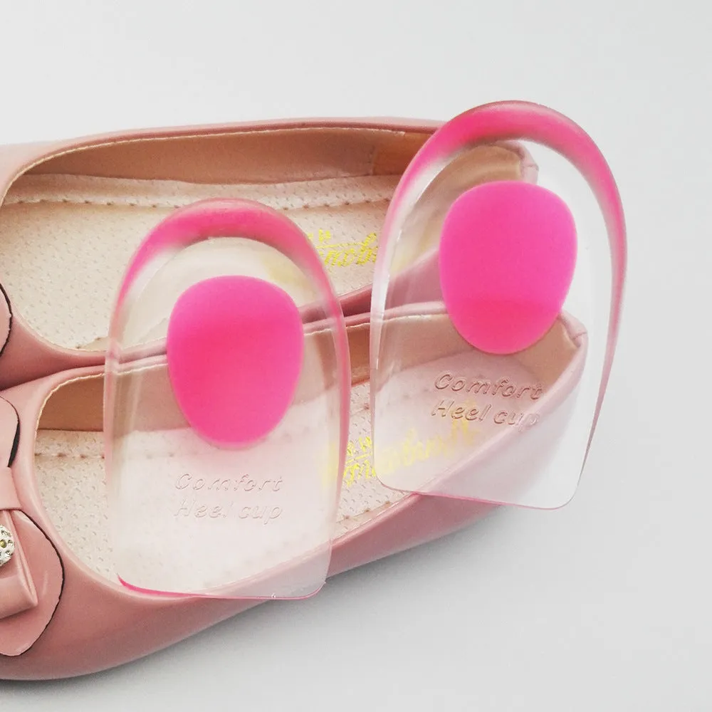Heel pad U-shaped silicone inner heightening insole
