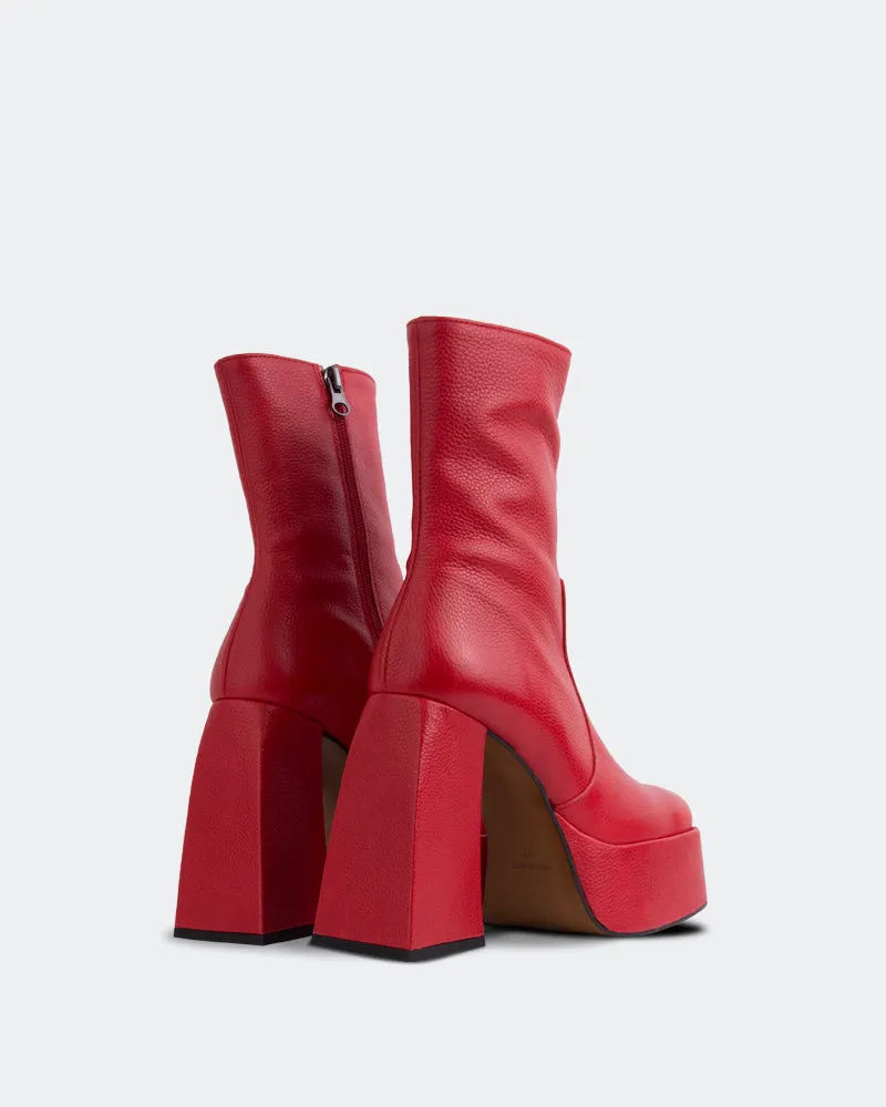Hippie Red Leather