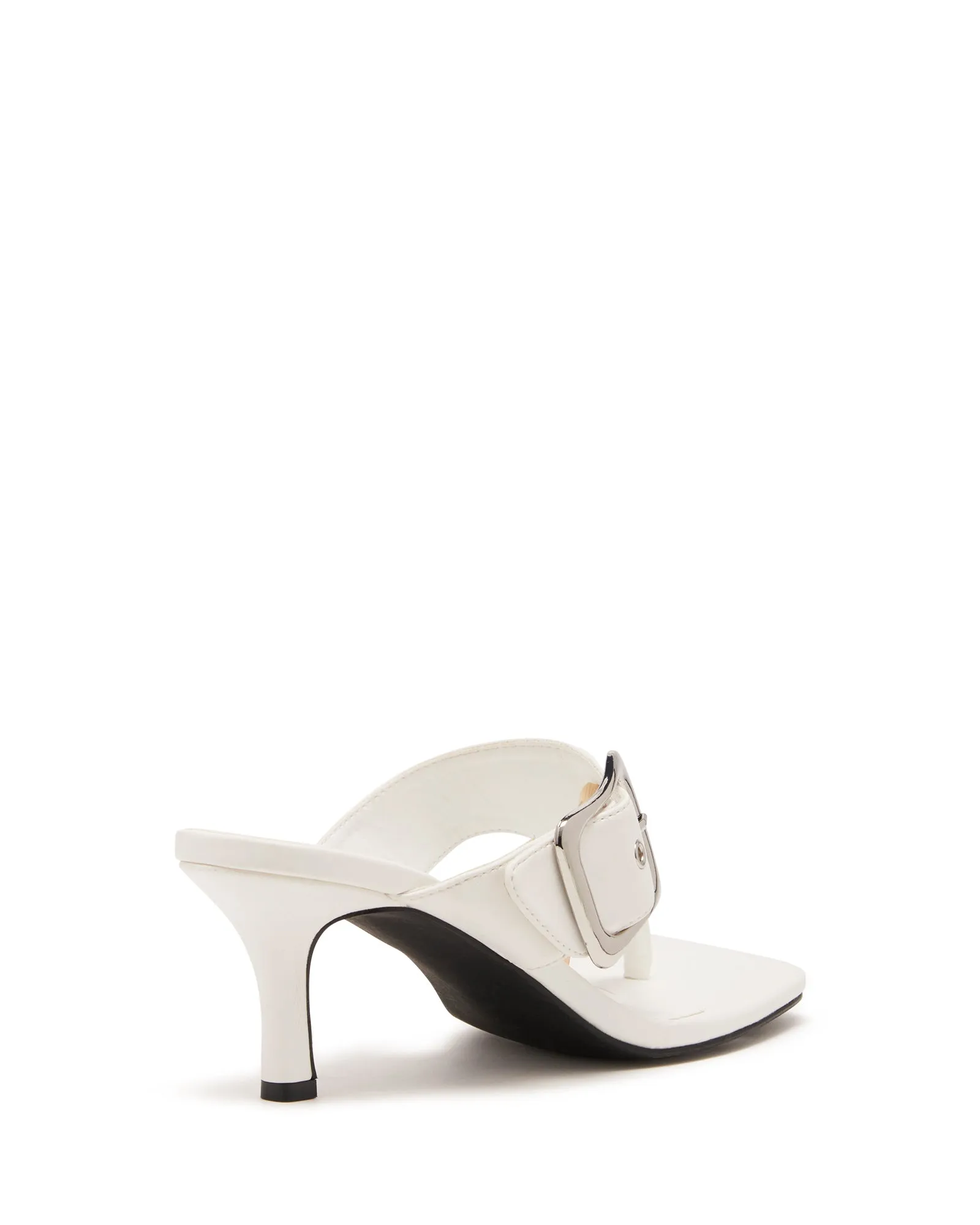 Jade Thong Heel White Smooth