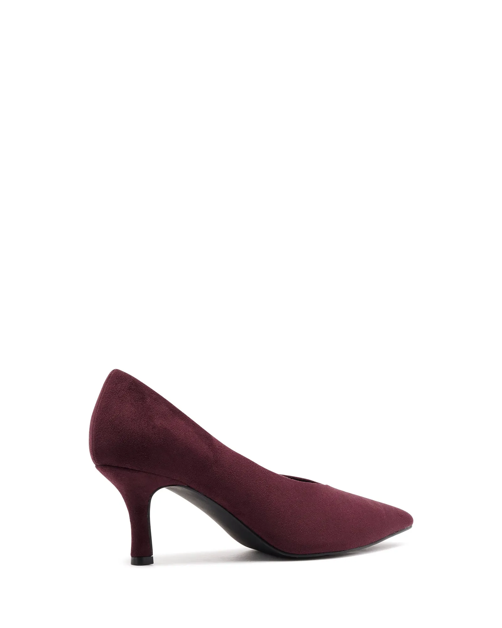 Jordyn Pump Bordeaux Suede
