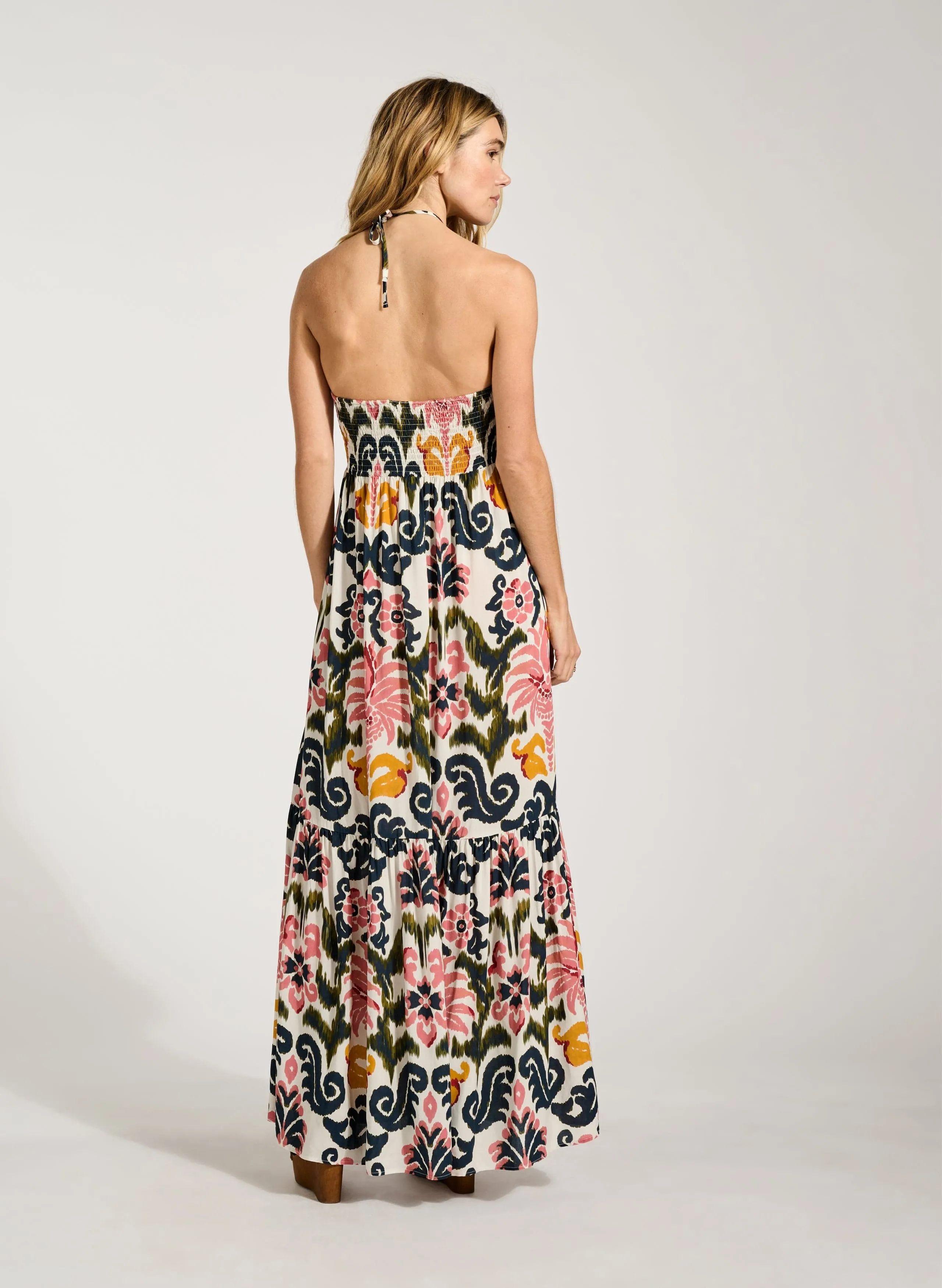 Kamari LENZING™ ECOVERO™ Dress | Coral Palm
