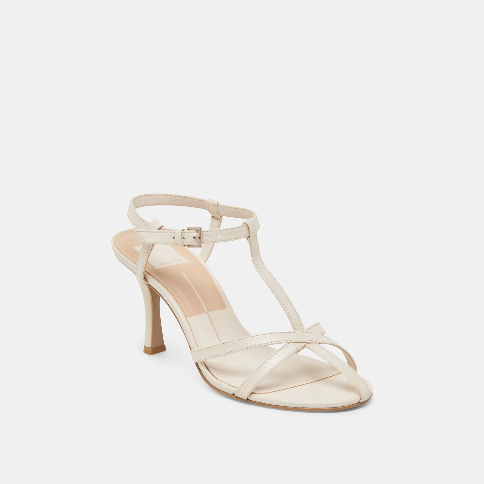LIANE HEELS BONE CRINKLE PATENT