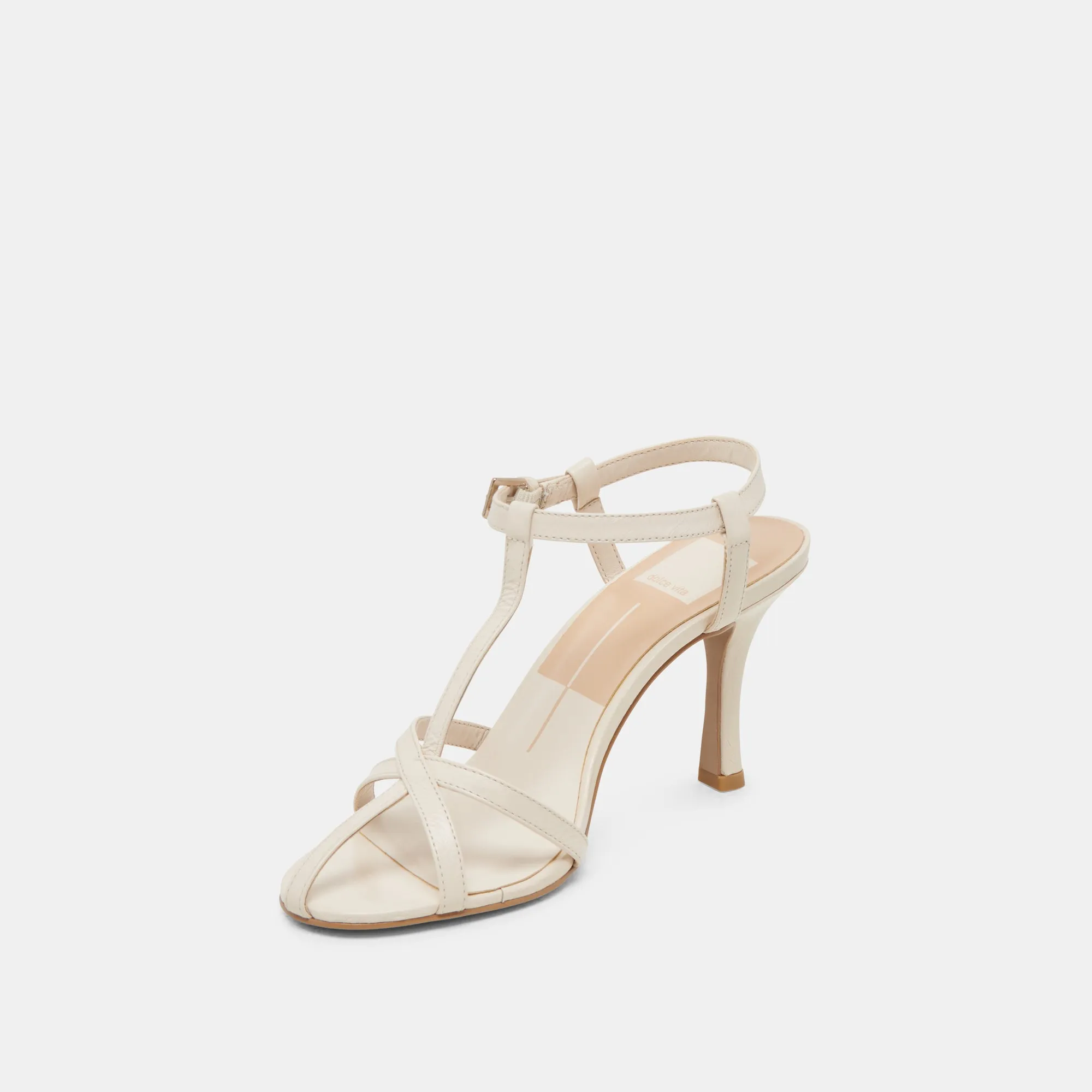 LIANE HEELS BONE CRINKLE PATENT