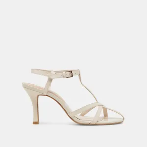 LIANE HEELS BONE CRINKLE PATENT