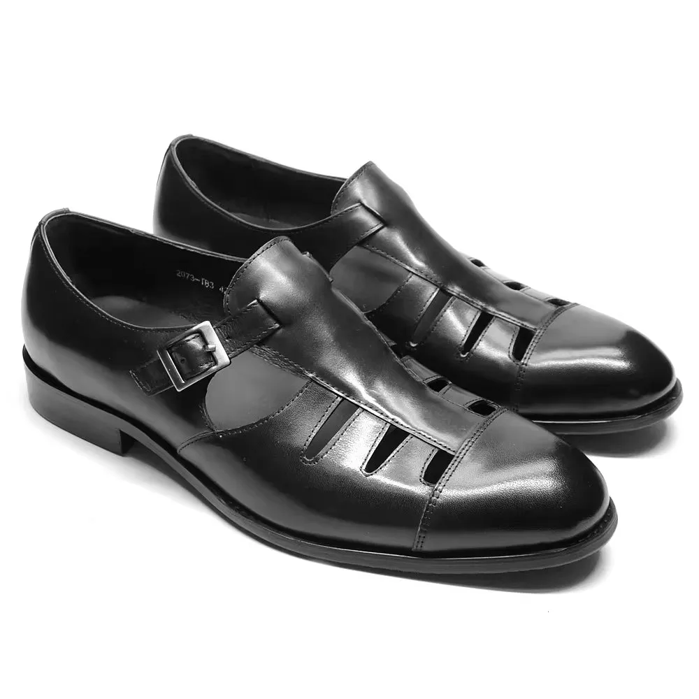 Men Genuine Leather Lace-up Oxford Dress Shoes