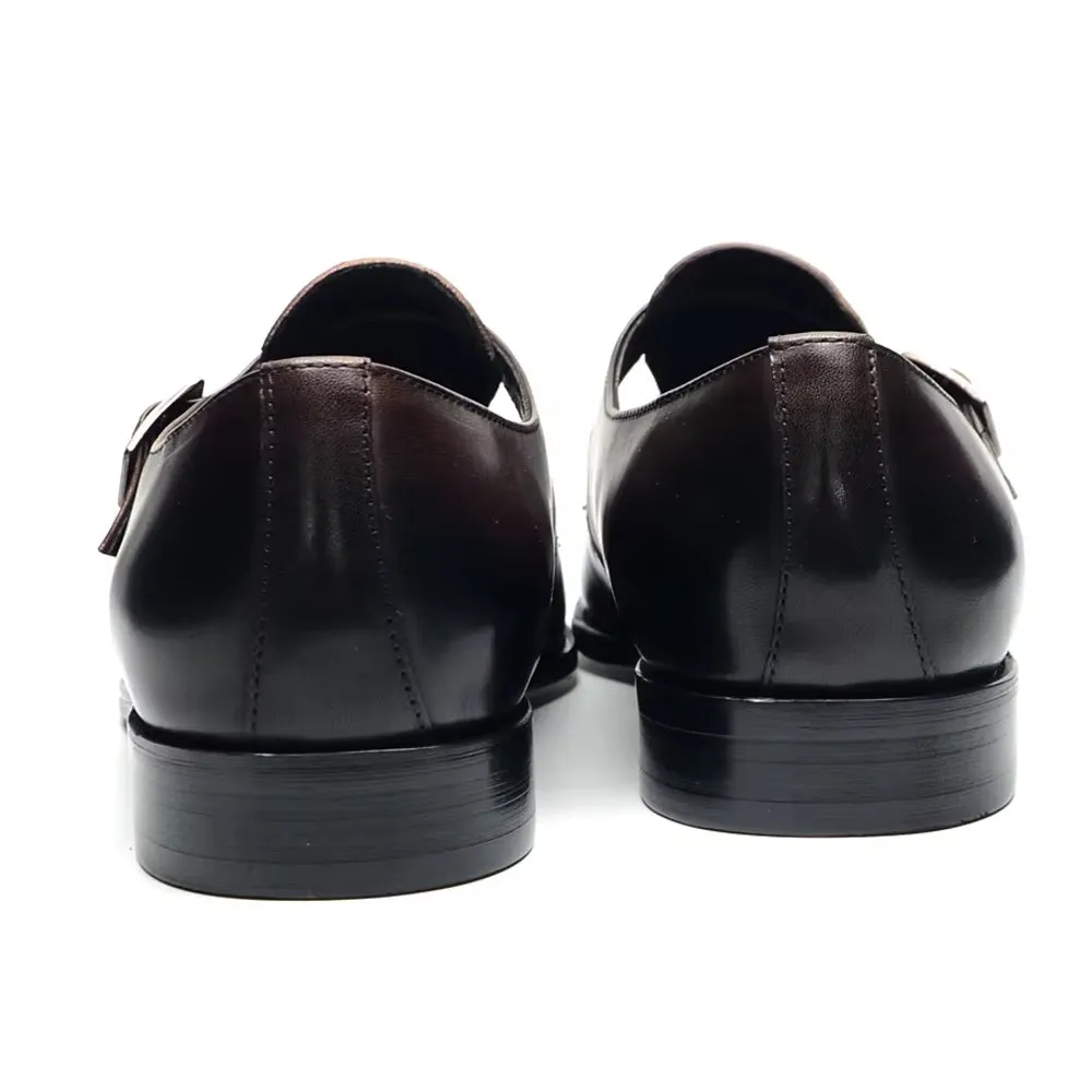 Men Genuine Leather Lace-up Oxford Dress Shoes