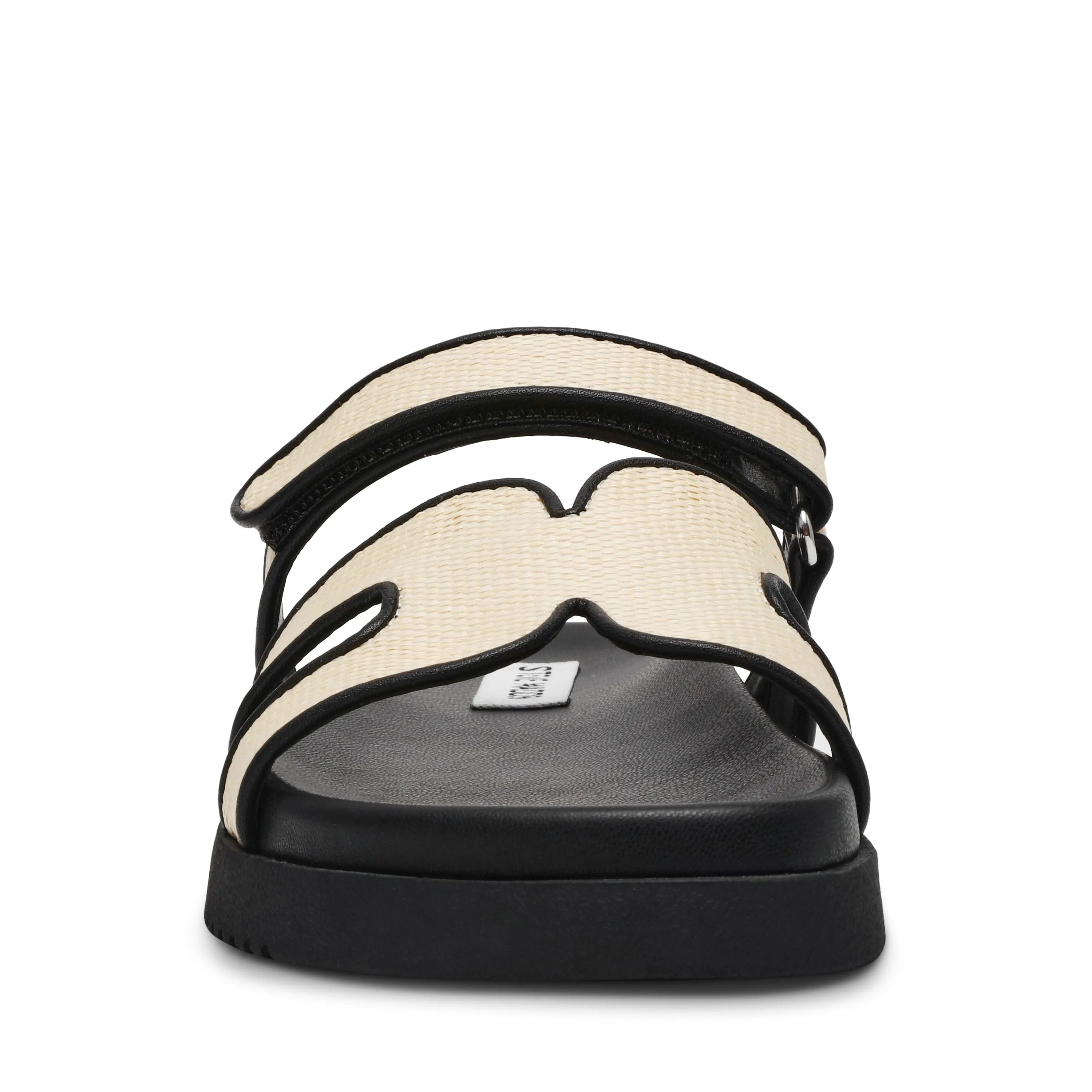 Missile Sandal NAT BLACK RAFFIA