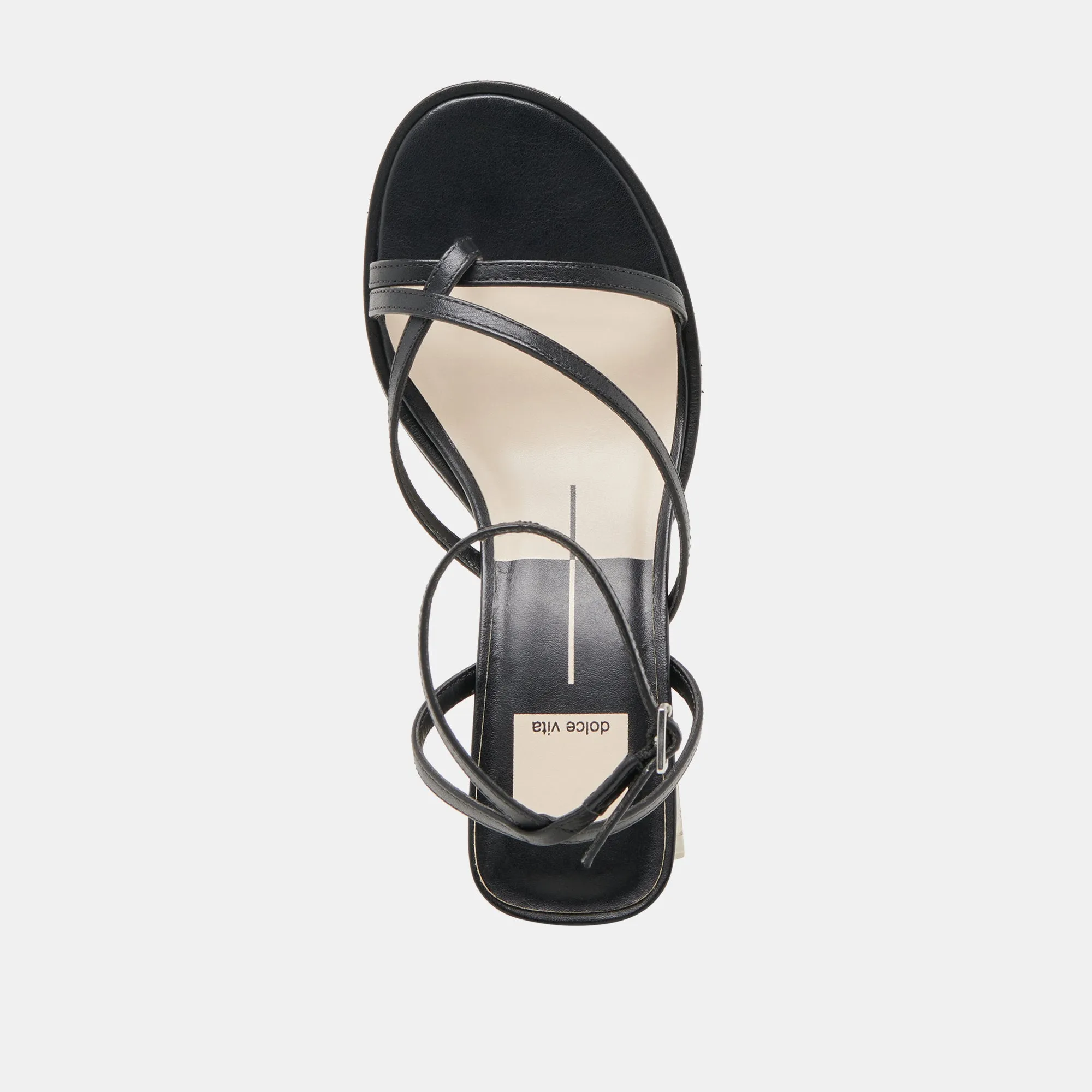 MORAH HEELS BLACK LEATHER