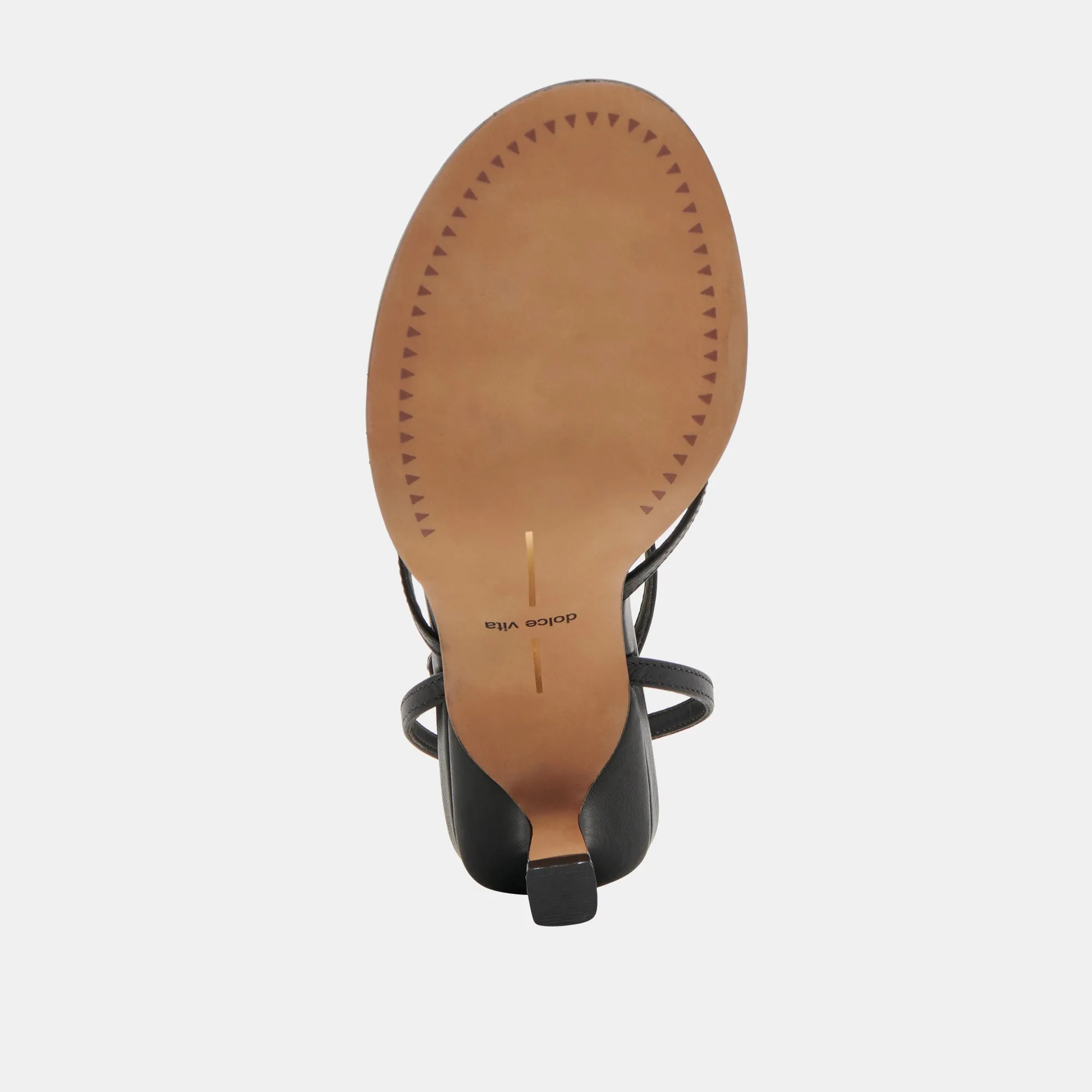 MORAH HEELS BLACK LEATHER