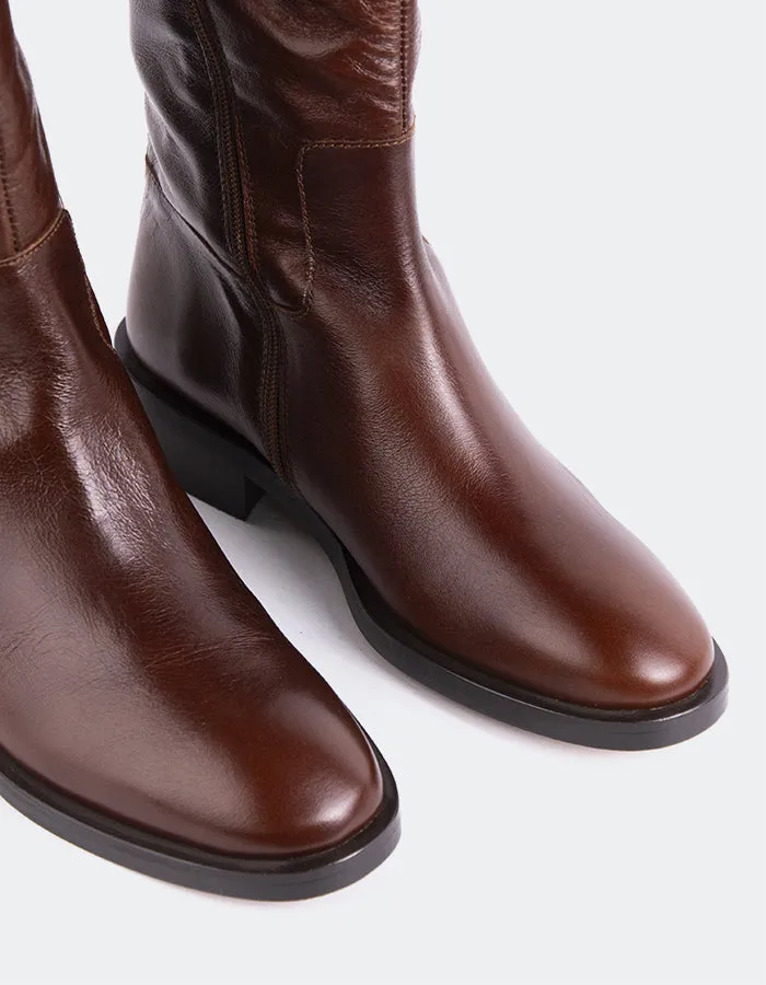 Moyle Chestnut Leather