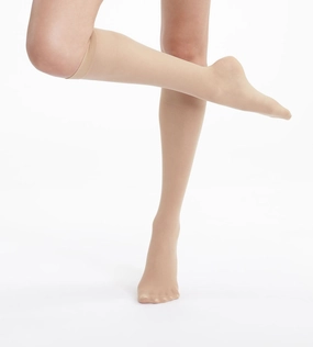 Pack of 4 EcoDIM semi-opaque 28D capri knee-highs