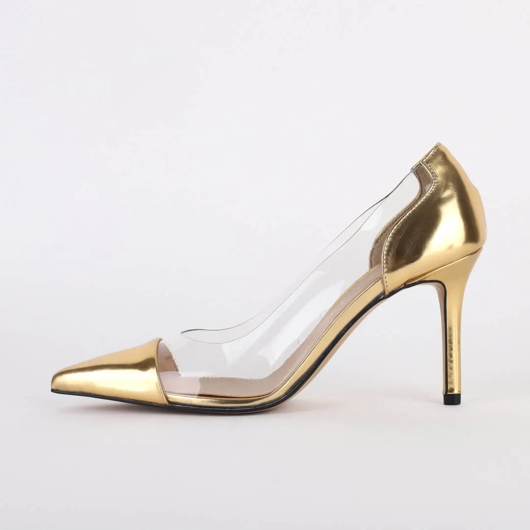 RUE - gold heel