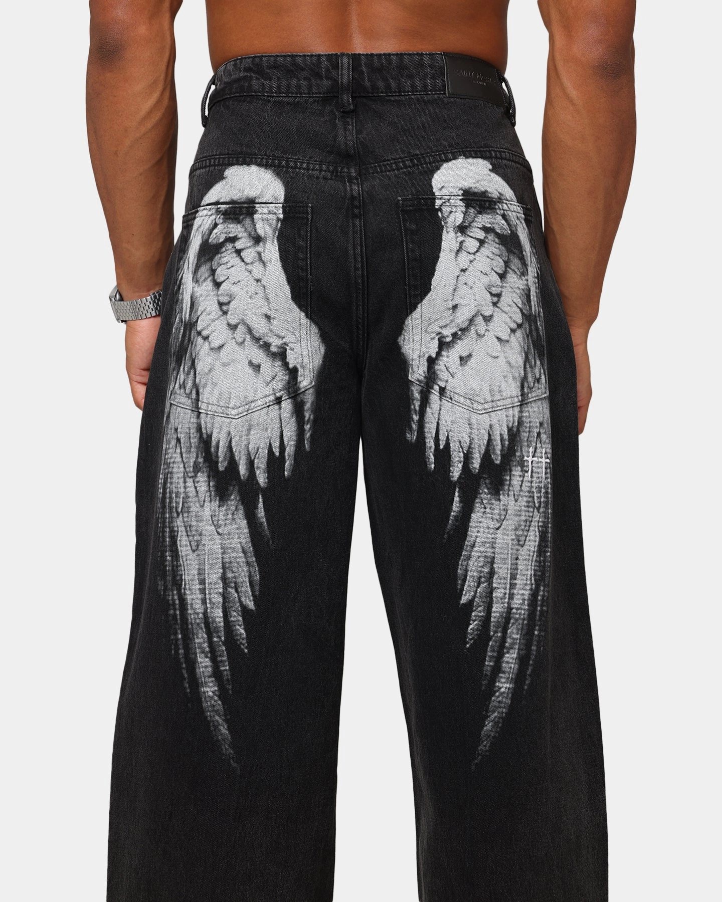 Saint Morta Amplus Afterlife Jeans Black Shadow