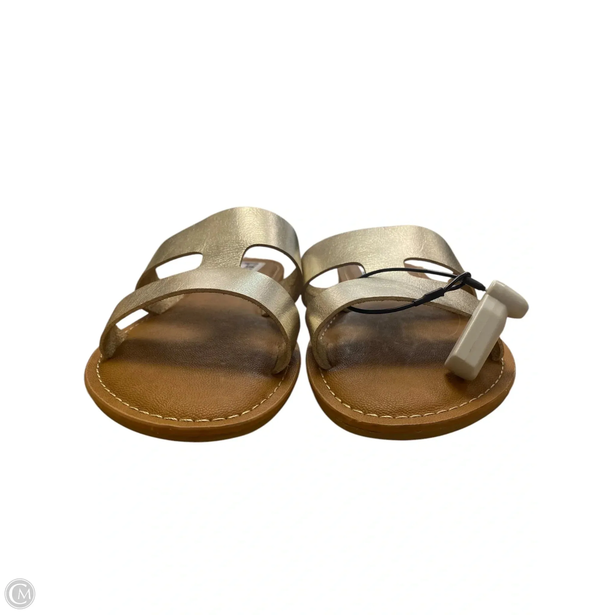 Sandals Flats By Amazon Essentials In Gold, Size: 7.5