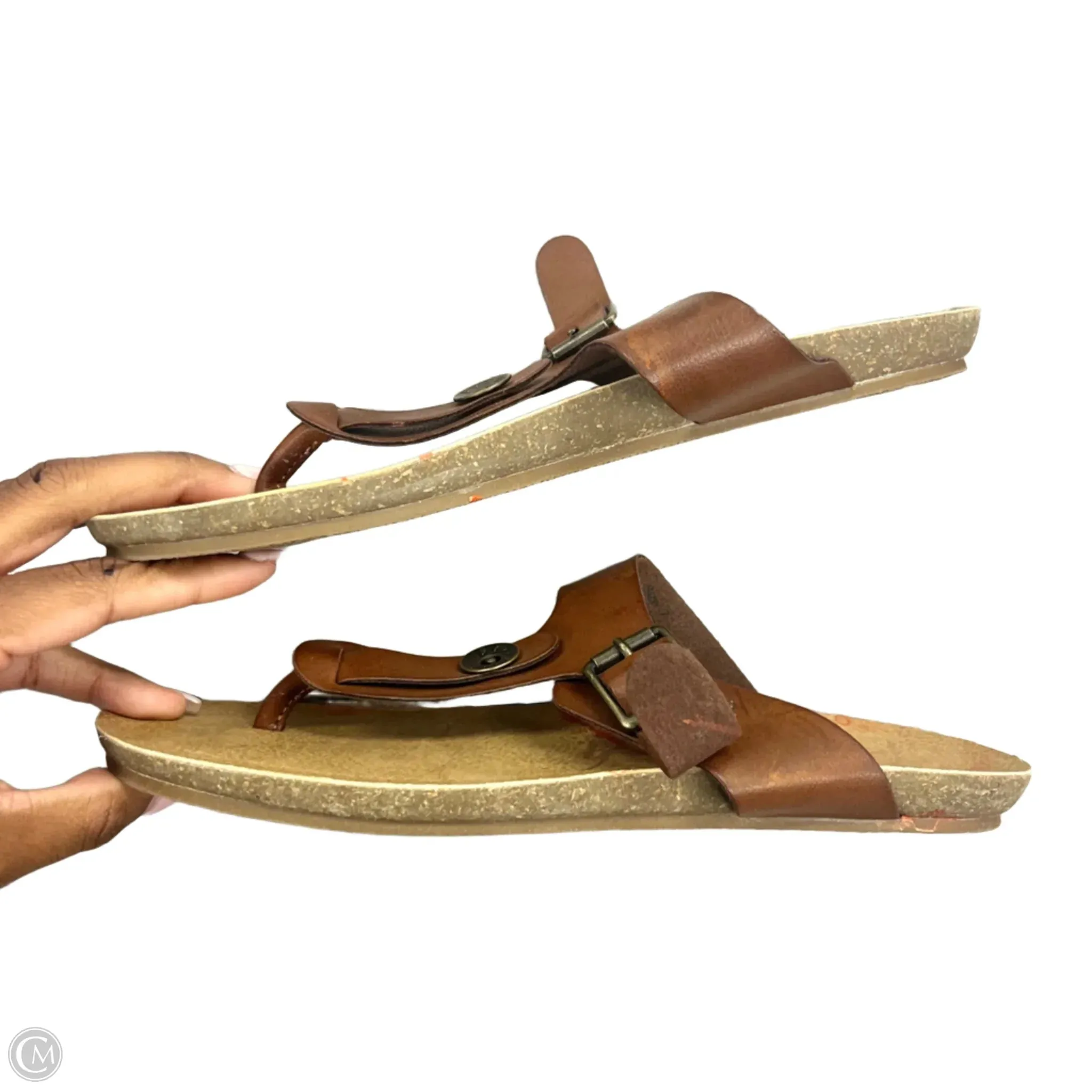 Sandals Flats By Blowfish In Brown, Size: 7