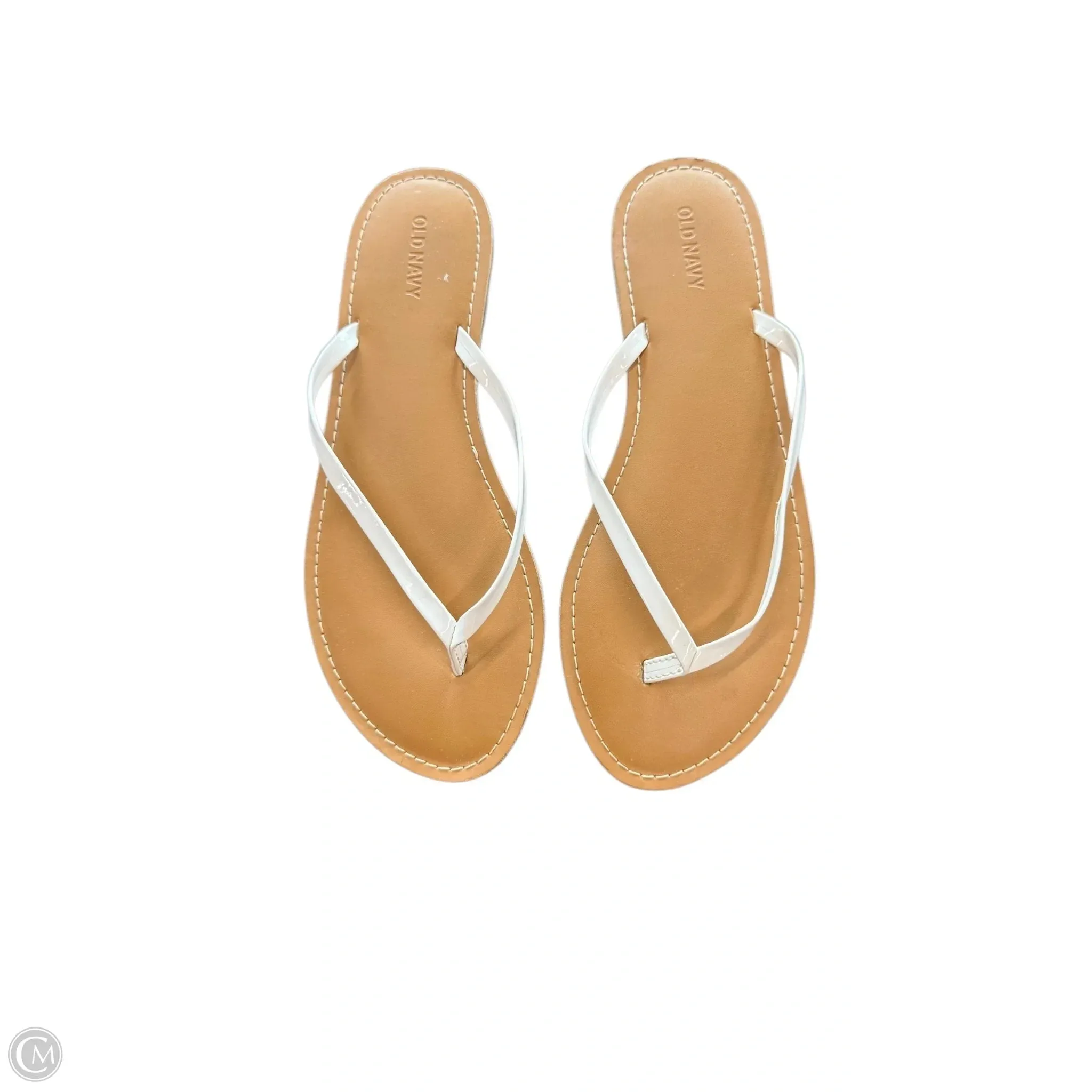 Sandals Flats By Old Navy In White, Size: 8