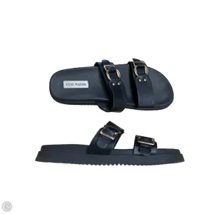 Sandals Flats By Steve Madden In Black, Size: 10