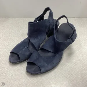 Sandals Heels Block By Arche In Blue, Size: 9